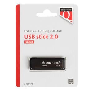 Picture 1 of USB stick 2.0 Quantore USB-A 16GB zwart