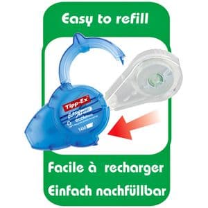Picture 3 of Correctietape Tipp-Ex easy refill ecolutions 5mmx14m
