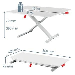 Picture 3 of Zit-sta bureau Leitz Ergo Cosy met schuiflade