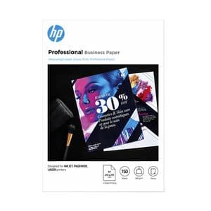Picture 2 of Fotopapier laser HP 3VK91A A4 180gr glans wit 150 vel