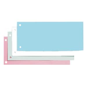 Picture 2 of Scheidingsstrook Oxford smal 240x105mm 190gr blauw 100 stuks