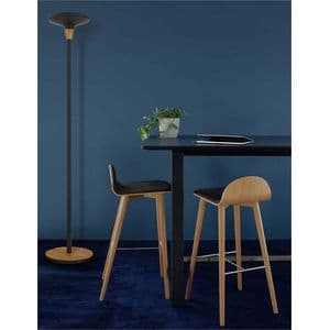 Picture 4 of Vloerlamp Unilux Baly led bamboe zwart