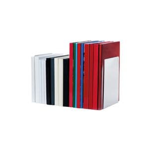 Picture 5 of Boekensteun MAUL aluminium 16x15x21cm set 2 zilver