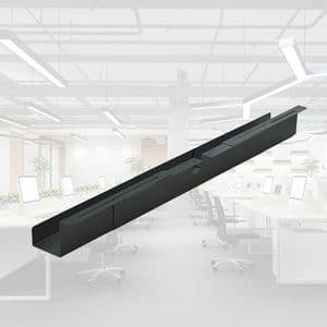 Picture 10 of Kabelgoot BRASQ verstelbaar 75-150cm CT100 zwart