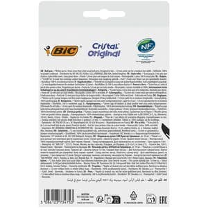 Picture 4 of Balpen Bic Cristal medium zwart blister à 10 stuks