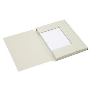 Picture 2 of Dossiermap Secolor A4 3 kleppen 100% gerecycled karton 250 gr grijs