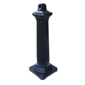 Picture 2 of Asbak Rubbermaid Groundskeeper Tuscan vrijstaand zwart