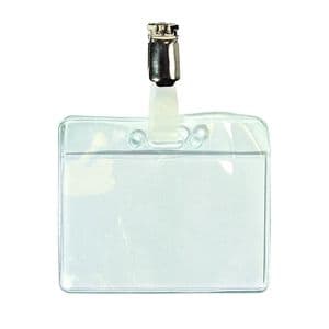 Picture 1 of Badge Quantore met clip 60x90mm