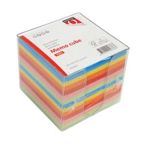 Picture 1 of Memokubus Quantore 90x90mm transparant assorti