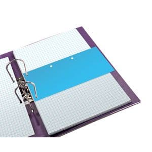 Picture 4 of Scheidingsstrook Oxford Duo 240x105mm blauw 60 stuks
