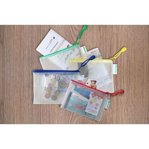 Picture 3 of Opbergtas Djois met rits A6 assorti