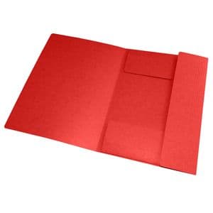 Picture 2 of Elastomap Oxford Top File+ A4 3 kleppen 390gr rood