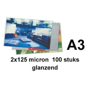 Picture 1 of Lamineerhoes Quantore A3 2x125micron 100 stuks