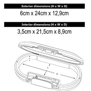 Picture 4 of Draagbare kluis MasterLock Safe space met combinatieslot en kabel donkergrijs