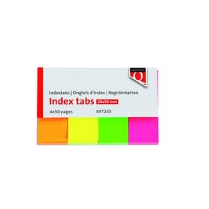 Picture 1 of Indextabs Quantore 20x50mm neon 200 stuks