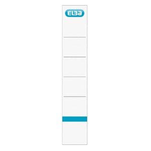 Picture 1 of Rugetiket Elba smal 34x190mm zelfklevend wit/blauw 10 stuks