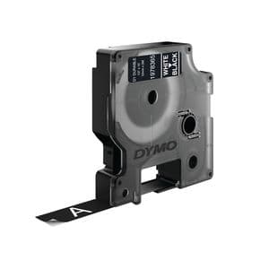 Picture 3 of Labeltape Dymo LabelManager D1 polyester 12mm wit op zwart