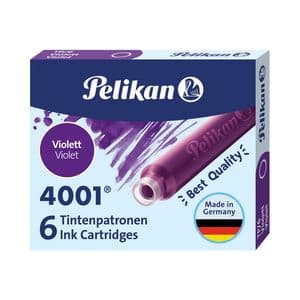 Picture 1 of Inktpatroon Pelikan 4001 violet 6 stuks