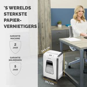 Picture 7 of Papiervernietiger Fellowes Powershred 15C snippers 4x40mm wit