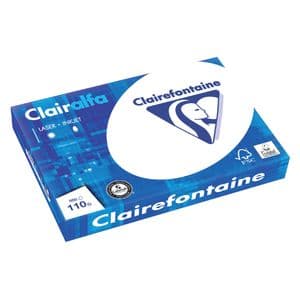 Picture 1 of Kopieerpapier Clairefontaine Clairalfa A3 110gr wit 500 vel