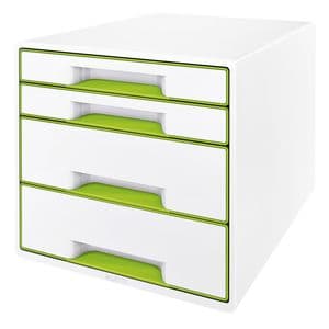 Picture 1 of Ladenblok Leitz WOW CUBE 4 laden wit/groen