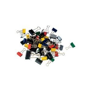 Picture 5 of Papierklem MAUL 215 foldback 19mm capaciteit 7mm assorti 12 stuks