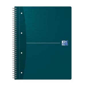 Picture 5 of Collegeblok Oxford Office Essentials A4+ lijn 4-gaats 180 pagina's 80gr assorti