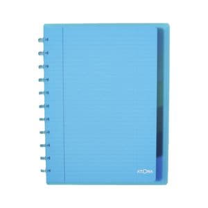 Picture 9 of Schrift Atoma A4+ lijn 120blz 90gr PP transparant assorti