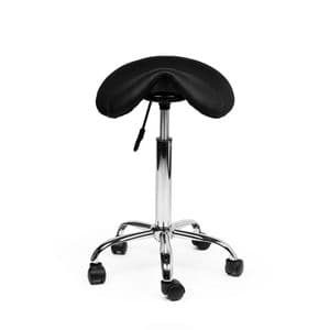 Picture 2 of Zadelkruk Office medium harde wielen zw