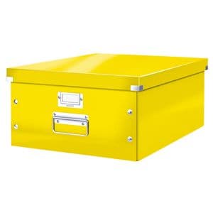 Picture 1 of Opbergdoos Leitz Click & Store WOW groot 369x200x482mm geel