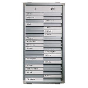 Picture 1 of Aan-afwezigheidsbord Legamaster 310x260mm 10 namen
