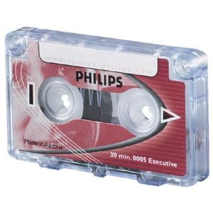 Picture 1 of Cassette dicteer Philips LFH 0005 2x15min met clip