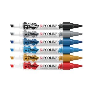 Picture 2 of Duotip Talens Ecoline set à 6 stuks stadslandschap