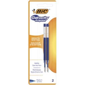 Picture 1 of Gelschrijvervulling Bic voor diverse gelpennen M blauw blister à 2st