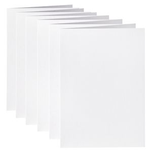 Picture 2 of Correspondentiekaart Papicolor dubbel 105x148mm kraft wit pak à 6 stuks