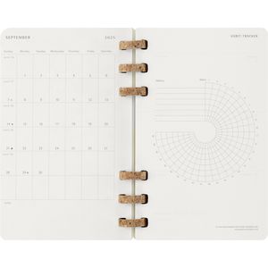 Picture 10 of Agenda 2025/2026 Moleskine 12M Academic Weekly 7dagen/1pagina Myrtle large sc black