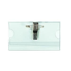 Picture 1 of Badge Quantore met clip en speld 40x75mm