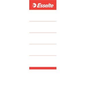 Picture 1 of Rugetiket Esselte breed 50x158mm karton wit 100 stuks