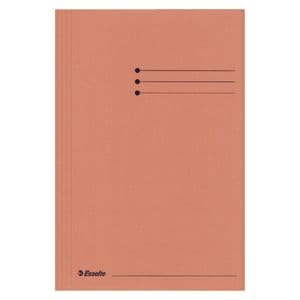 Picture 2 of Dossiermap Esselte folio 3 kleppen manilla 275gr oranje