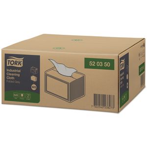 Picture 2 of Reinigingsdoek Tork W8 Premium Industrial 1-laags 55 vel grijs 520350