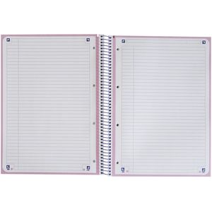 Picture 3 of Notitieboek Oxford Touch Europeanbook A4+ 4-gaats lijn 80vel pastel paars
