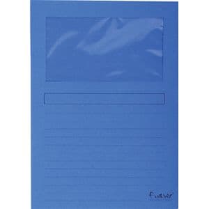 Picture 1 of Venstermap Exacompta Forever L-model 120gr donkerblauw 100 stuks
