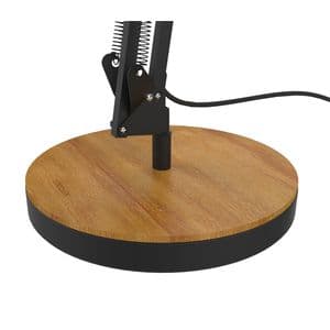 Picture 2 of Bureaulamp Unilux Baya led bamboe zwart