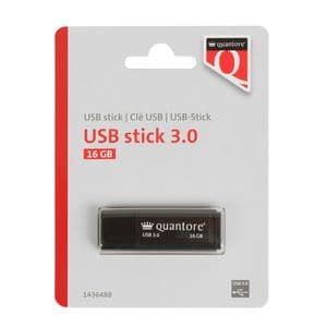 Picture 1 of USB stick 3.0 Quantore USB-A 16GB zwart
