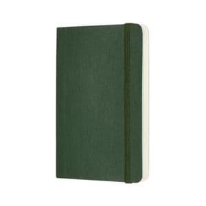 Picture 2 of Notitieboek Moleskine pocket 90x140mm blanco soft cover myrtle green