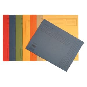 Picture 2 of Vouwmap Quantore A4 ongelijke zijde 250gr grijs