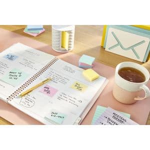 Picture 2 of Memoblok Post-it Z-Note R330-1B recycled 76x76mm canary yellow 6 stuks