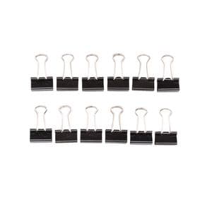 Picture 5 of Papierklem MAUL foldback 215 19mm zwart 12 stuks