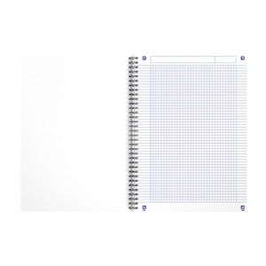 Picture 4 of Spiraalblok Oxford My Rec'Up A4 ruit 5x5mm 180 pagina's blauw