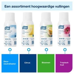 Picture 5 of Luchtverfrisser Tork A1 Premium spray citrus 236050